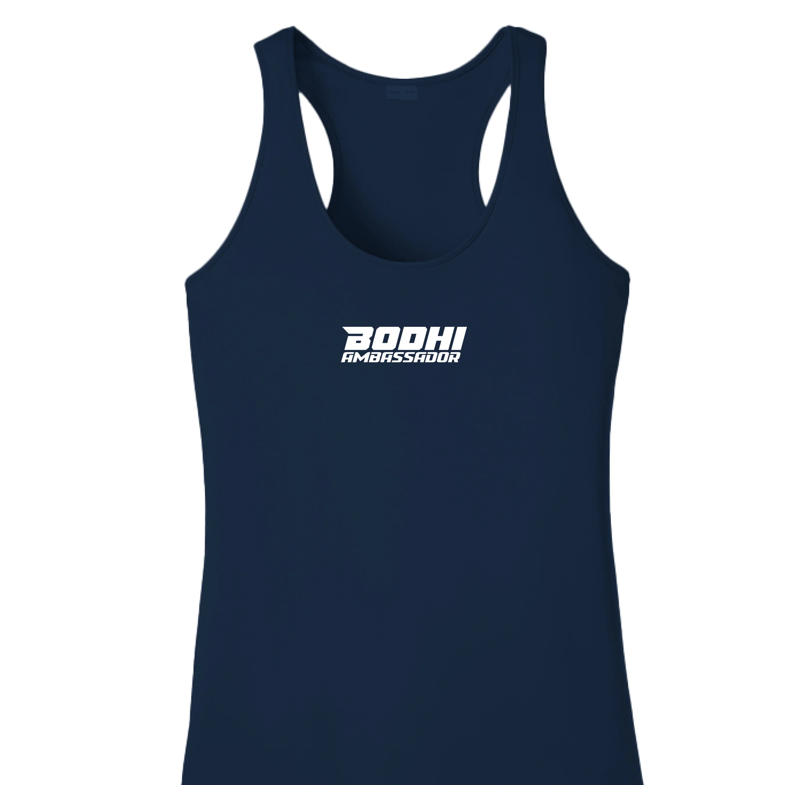Ambassador Women's Performance Racerback Tank - White Logo - Image 3