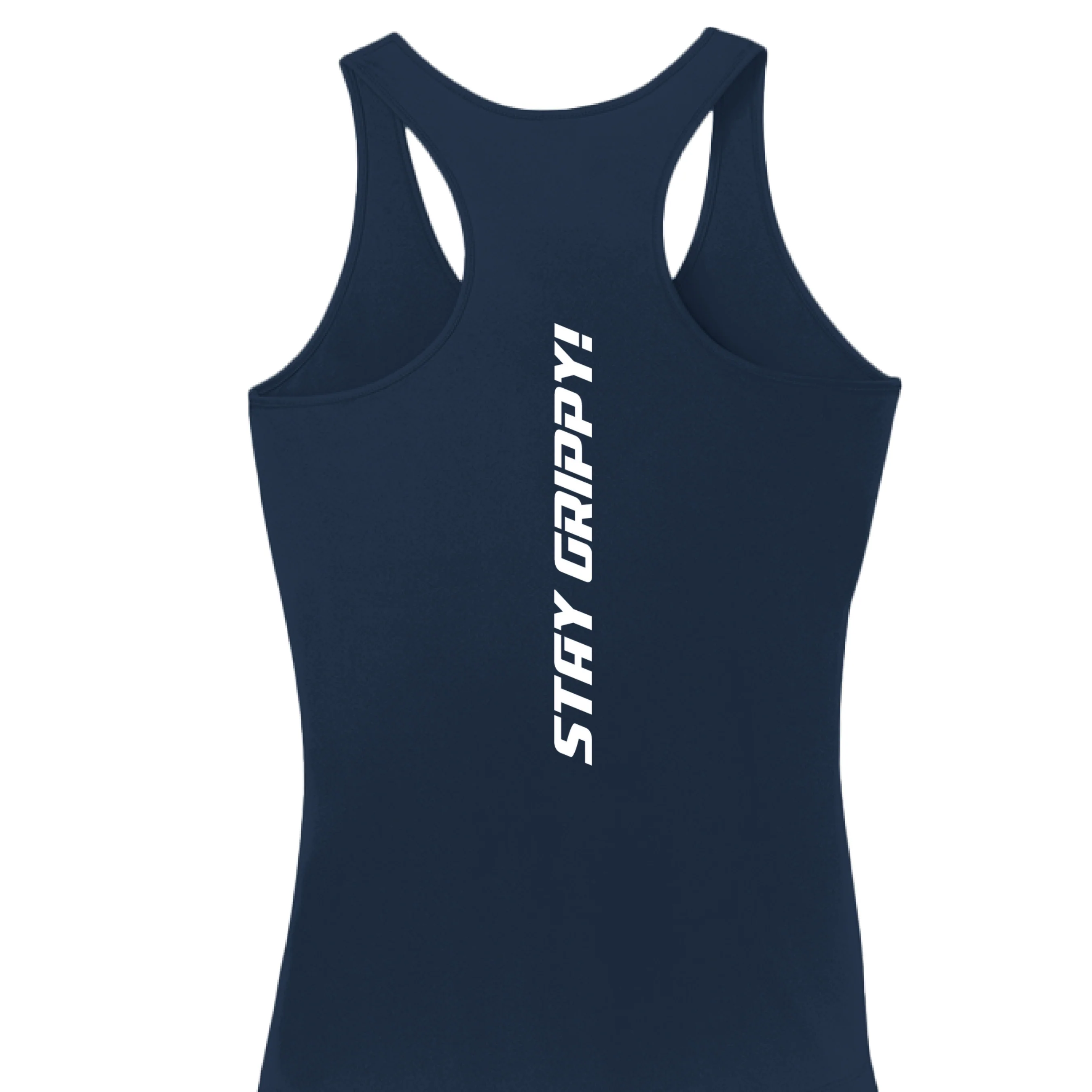 Ambassador Women's Performance Racerback Tank - White Logo - Image 4