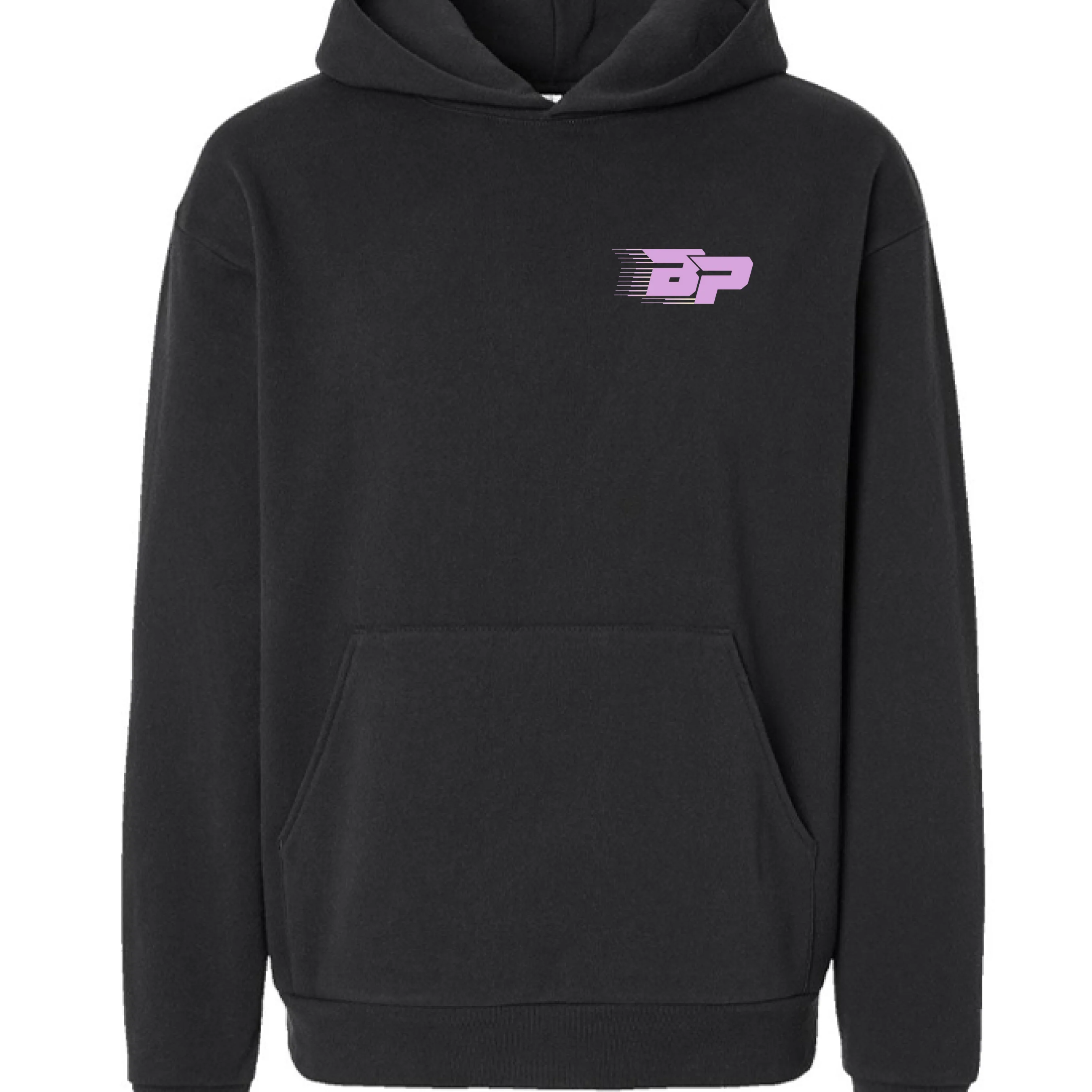 BP Heavyweight Hoodie - Pink Trailing BP - Image 13