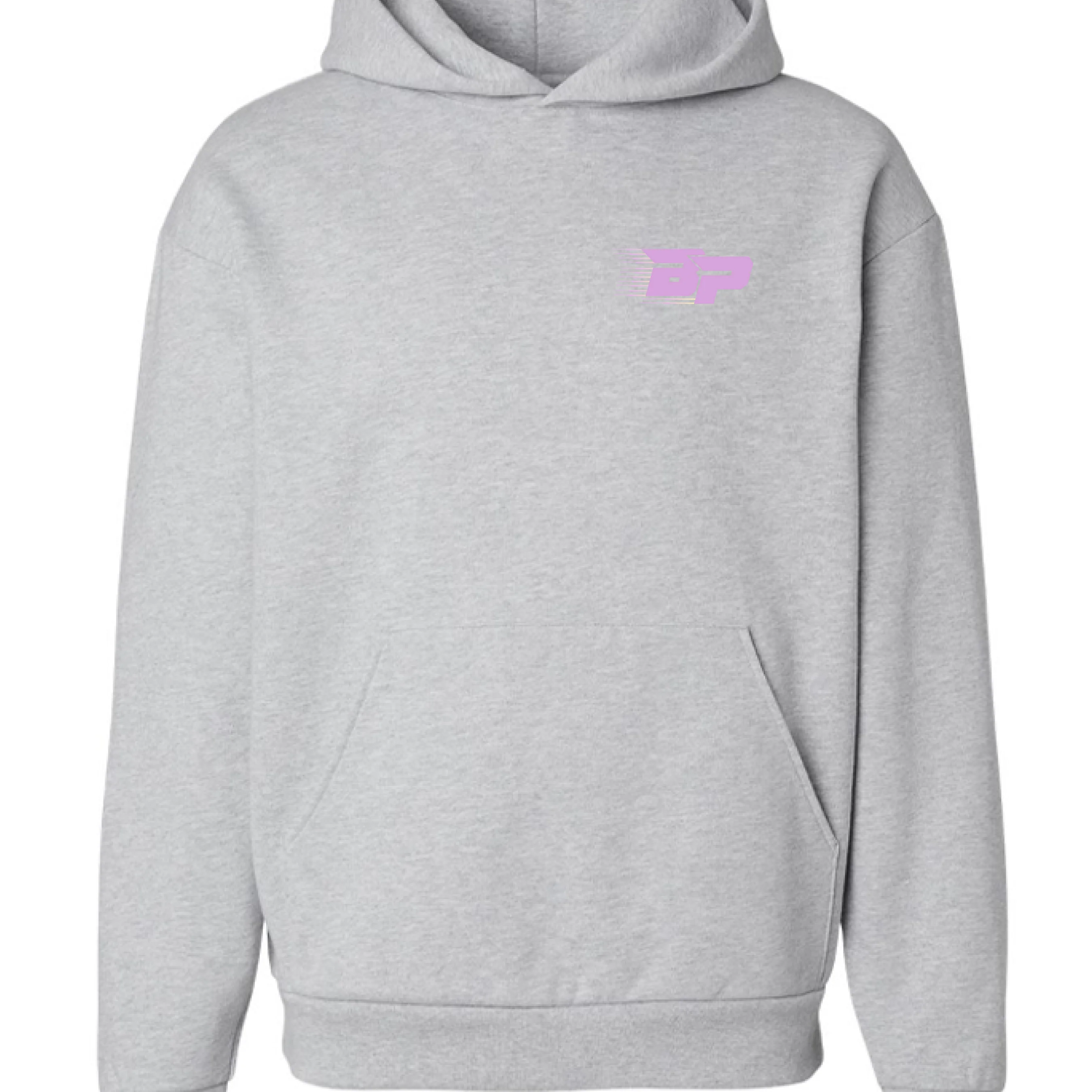 BP Heavyweight Hoodie - Pink Trailing BP - Image 7