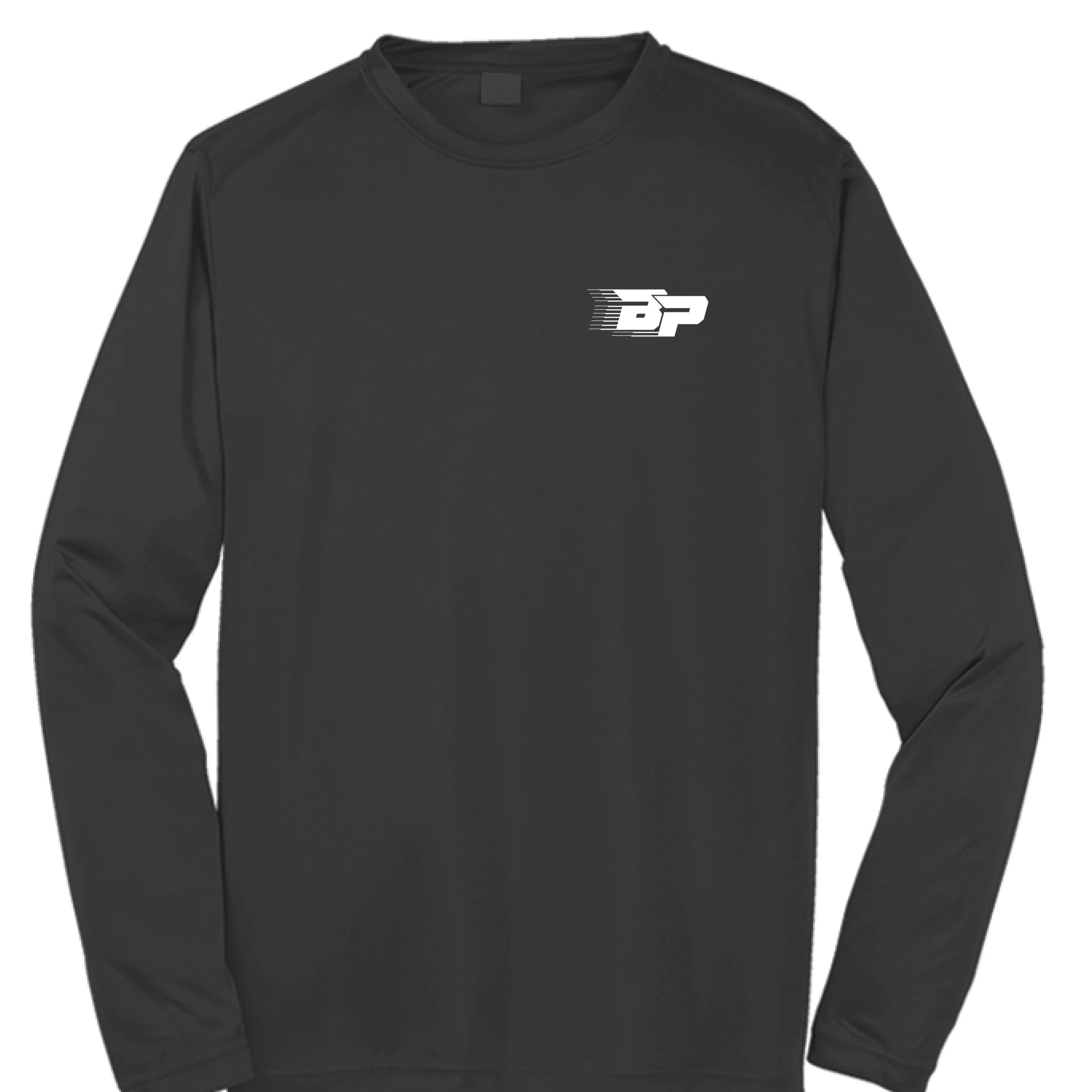 Bodhi Long Sleeve Performance Tee - BP White Logo - Image 13
