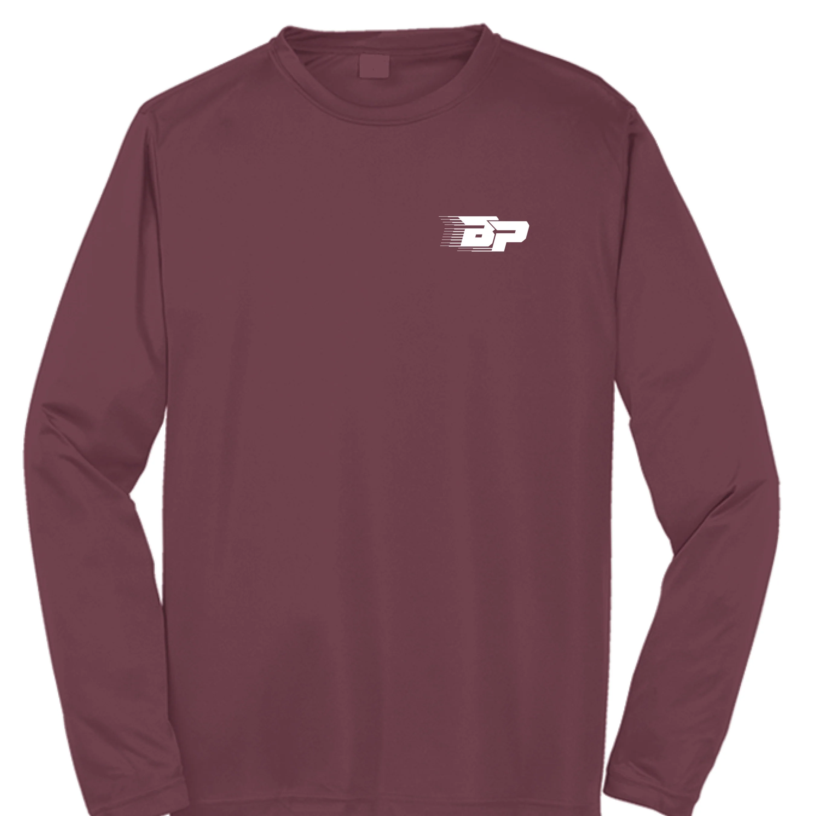 Bodhi Long Sleeve Performance Tee - BP White Logo - Image 22