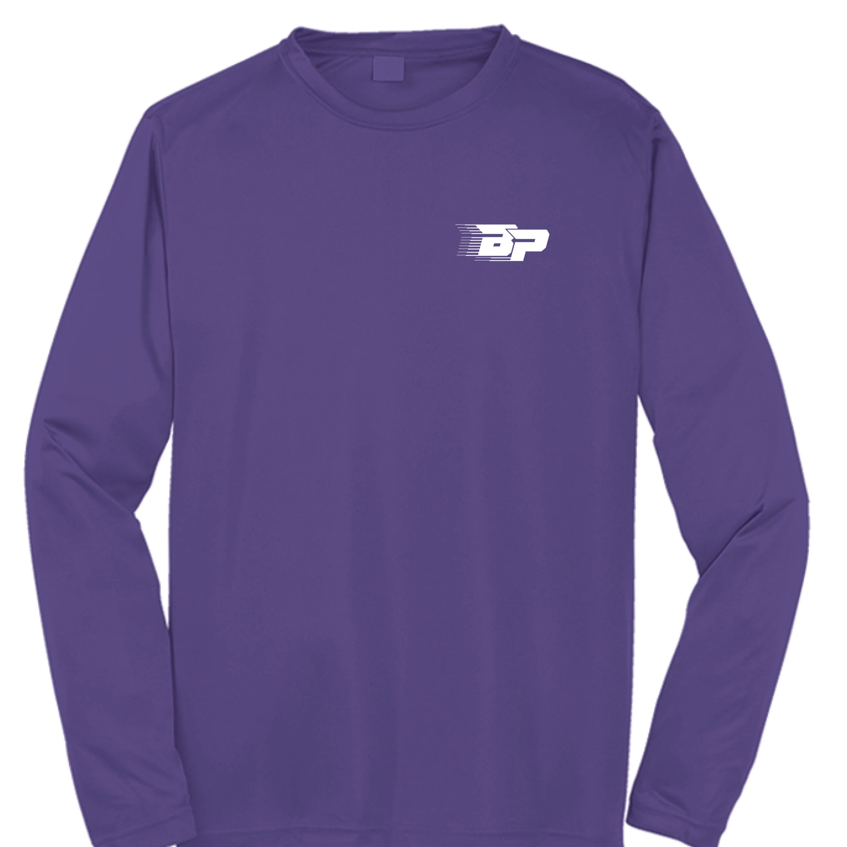 Bodhi Long Sleeve Performance Tee - BP White Logo - Image 4