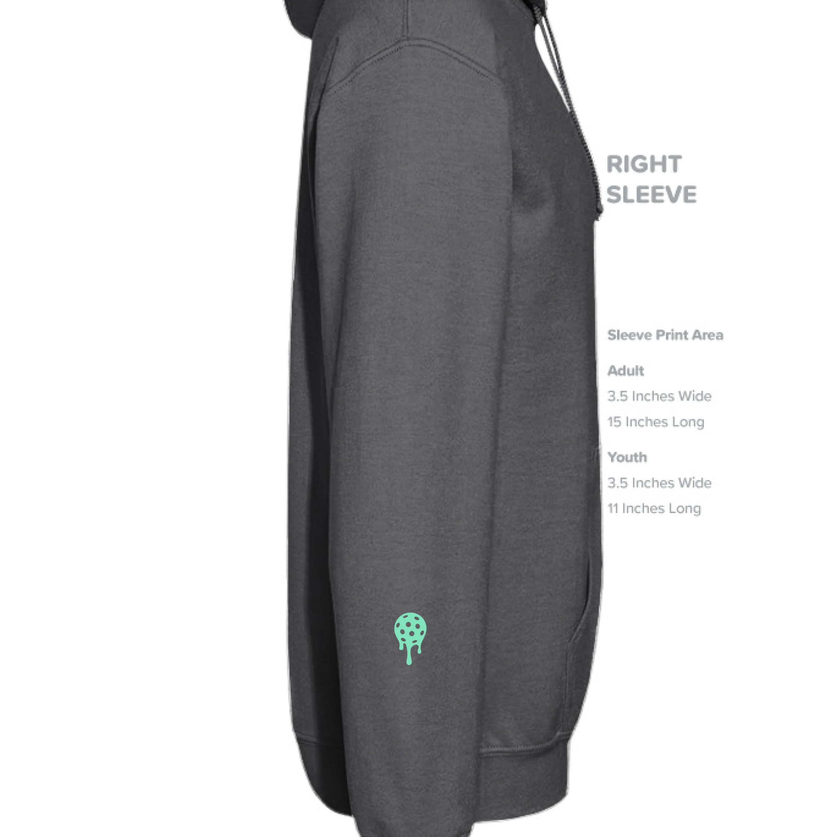 BP Heavyweight Hoodie - Teal Trailing BP - Image 6