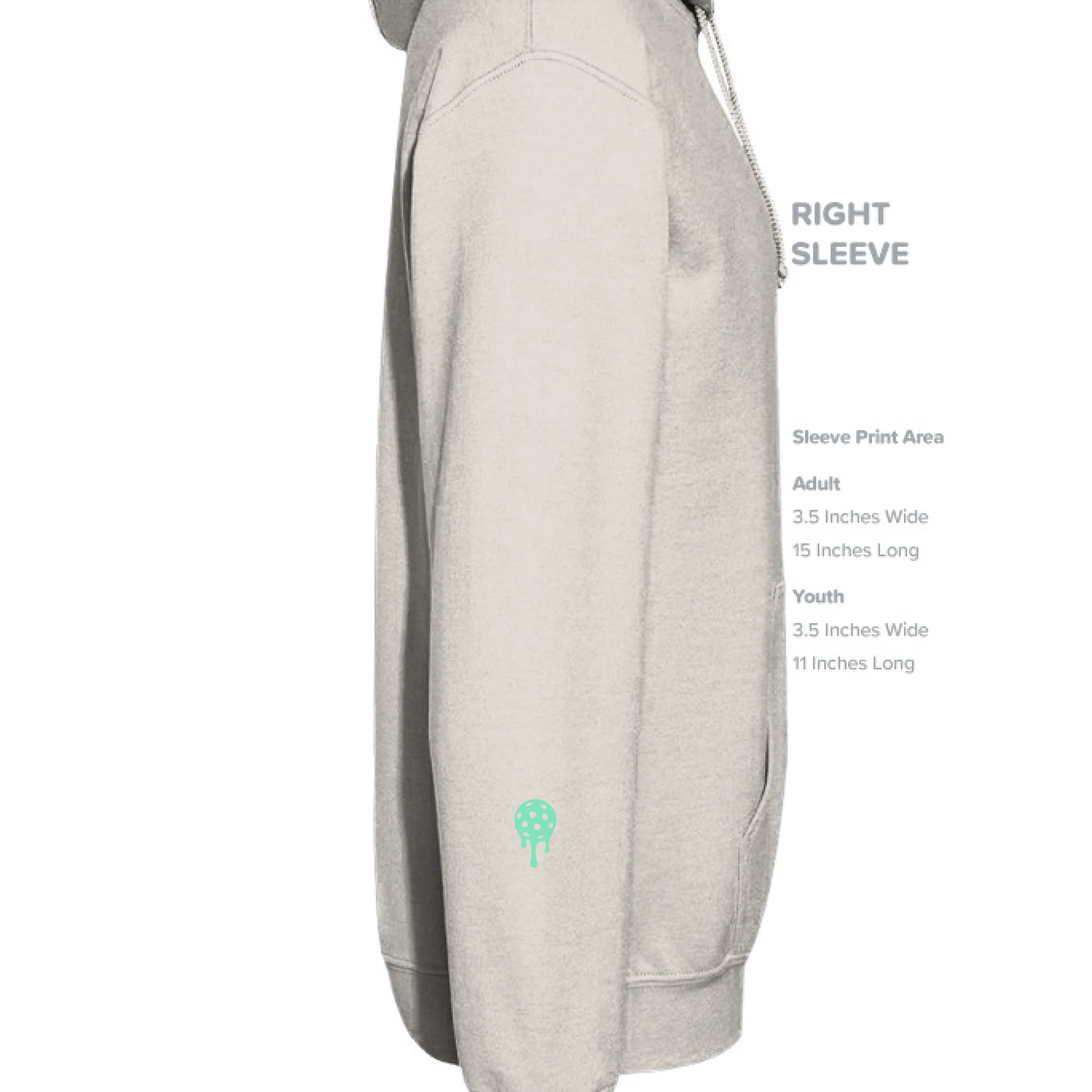 BP Heavyweight Hoodie - Teal Trailing BP - Image 9