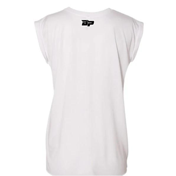 Bodhi Women’s Lifestyle Muscle Tee - PickleMelt Black - Image 4