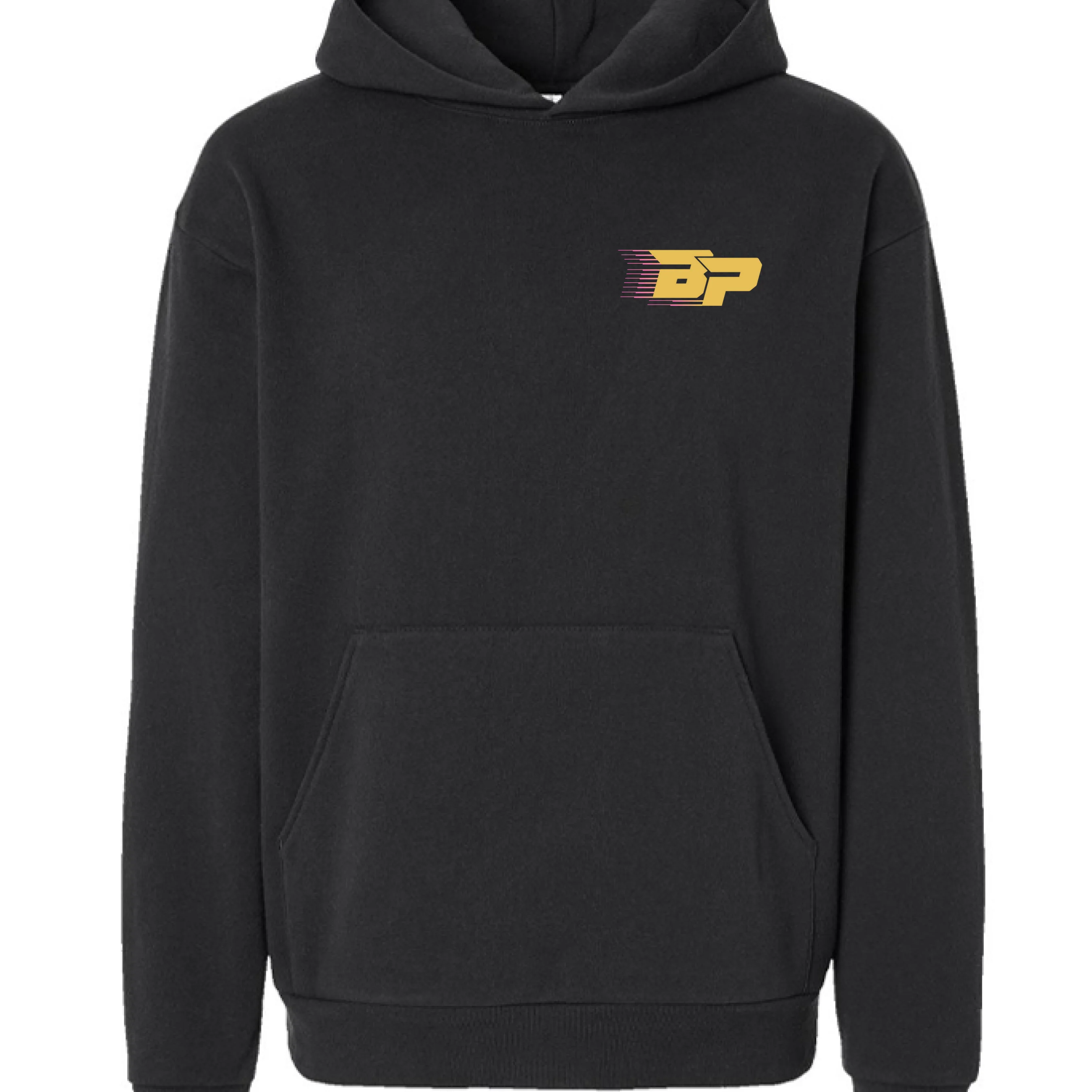 BP Heavyweight Hoodie - Gold Trailing BP - Image 16