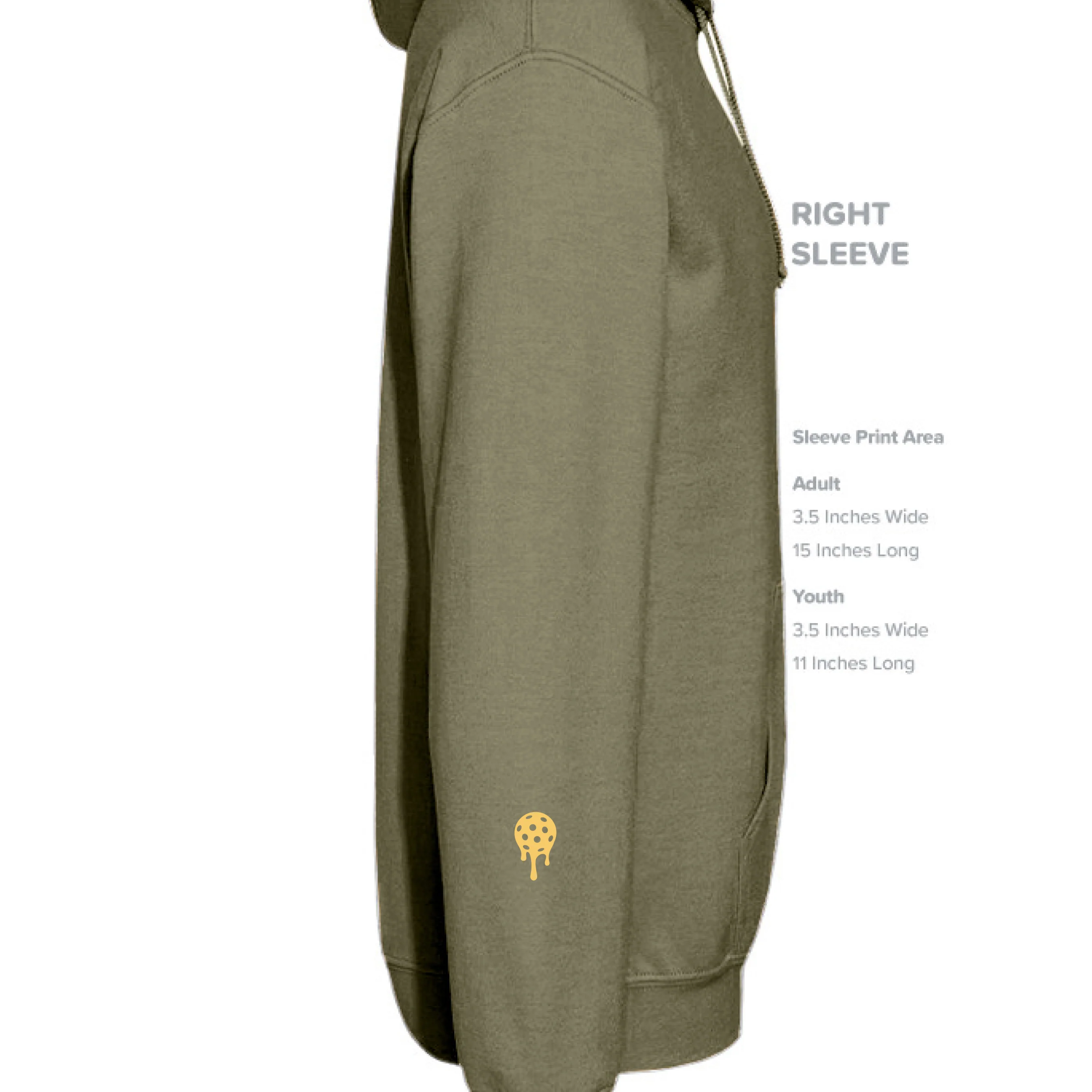 BP Heavyweight Hoodie - Gold Trailing BP - Image 9