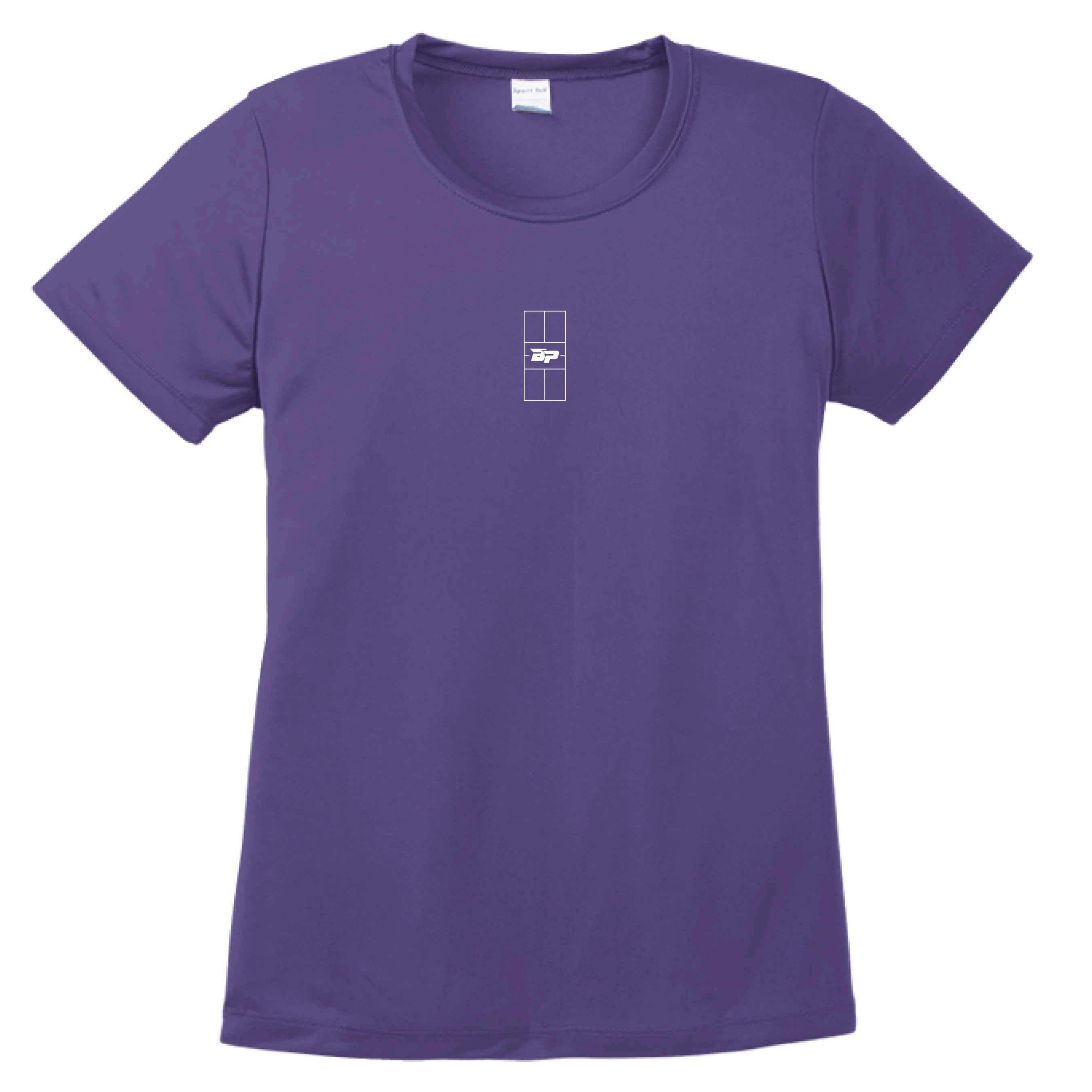 Women’s Performance Tee – Court Drip White Logo - Image 10