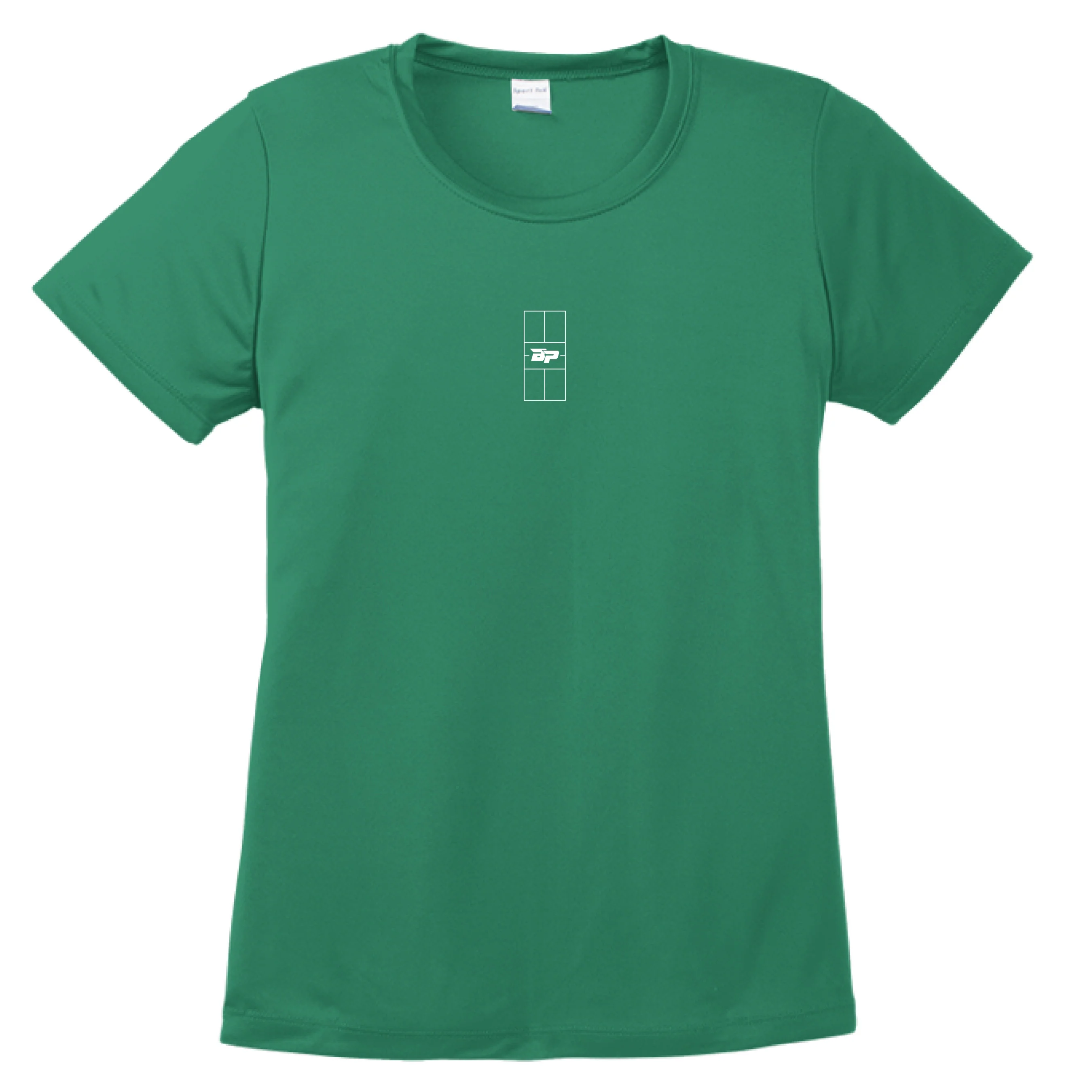 Women’s Performance Tee – Court Drip White Logo - Image 13