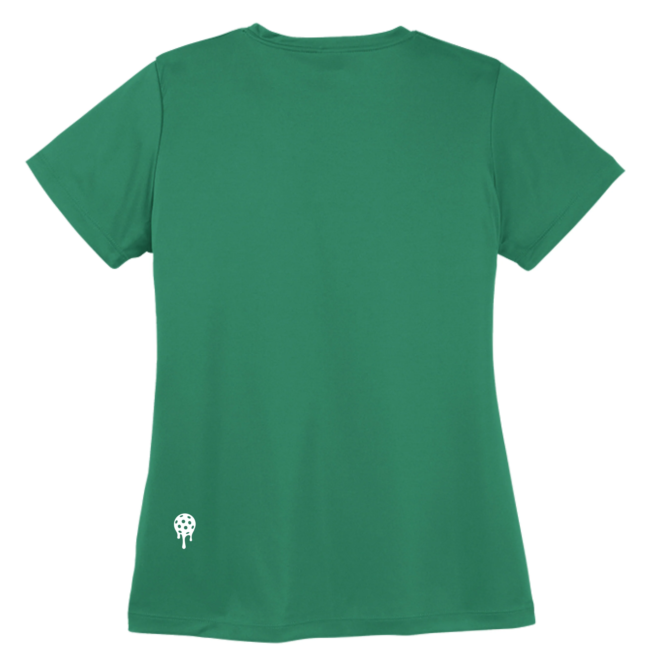 Women’s Performance Tee – Court Drip White Logo - Image 14