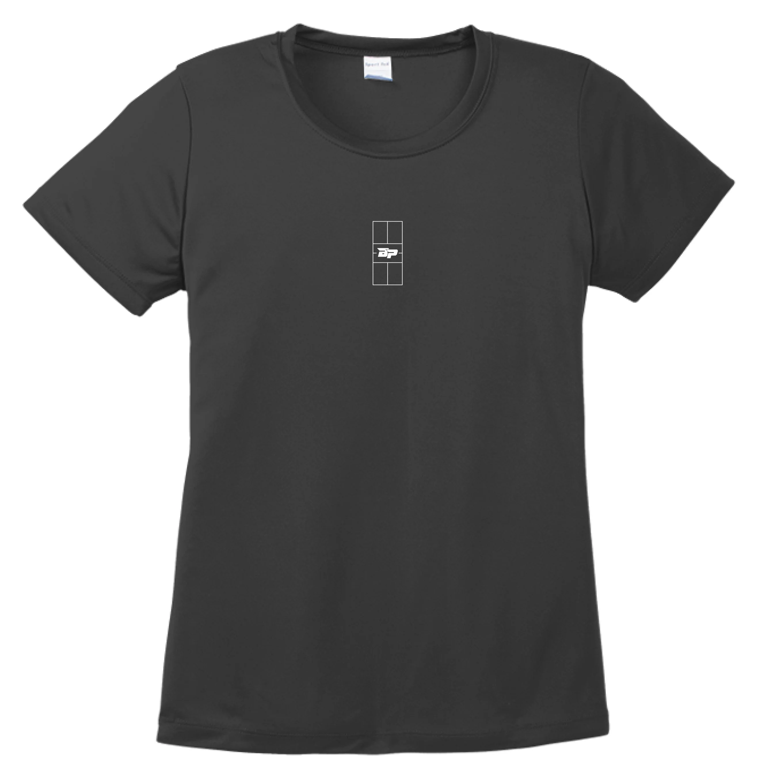 Women’s Performance Tee – Court Drip White Logo - Image 16