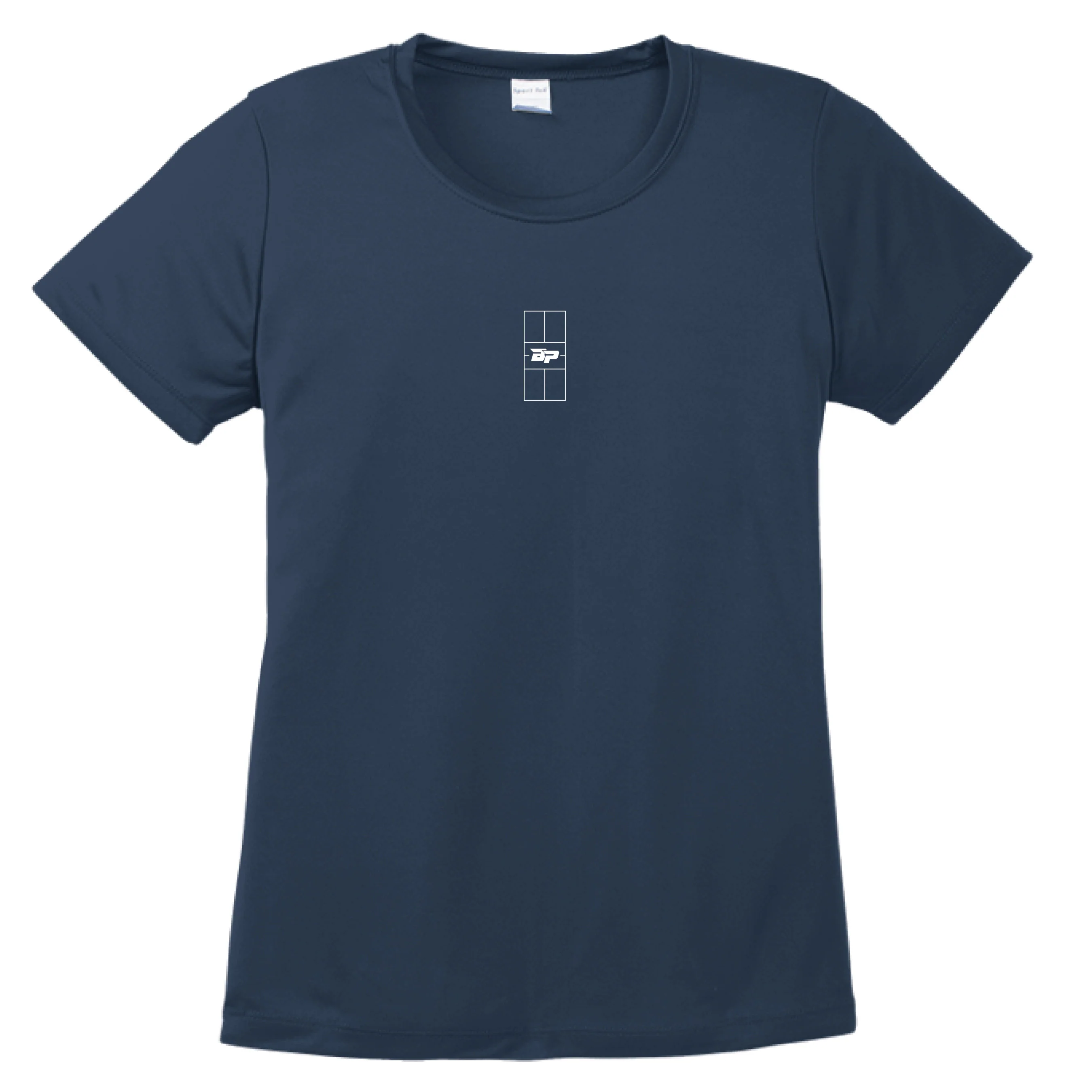 Women’s Performance Tee – Court Drip White Logo - Image 19