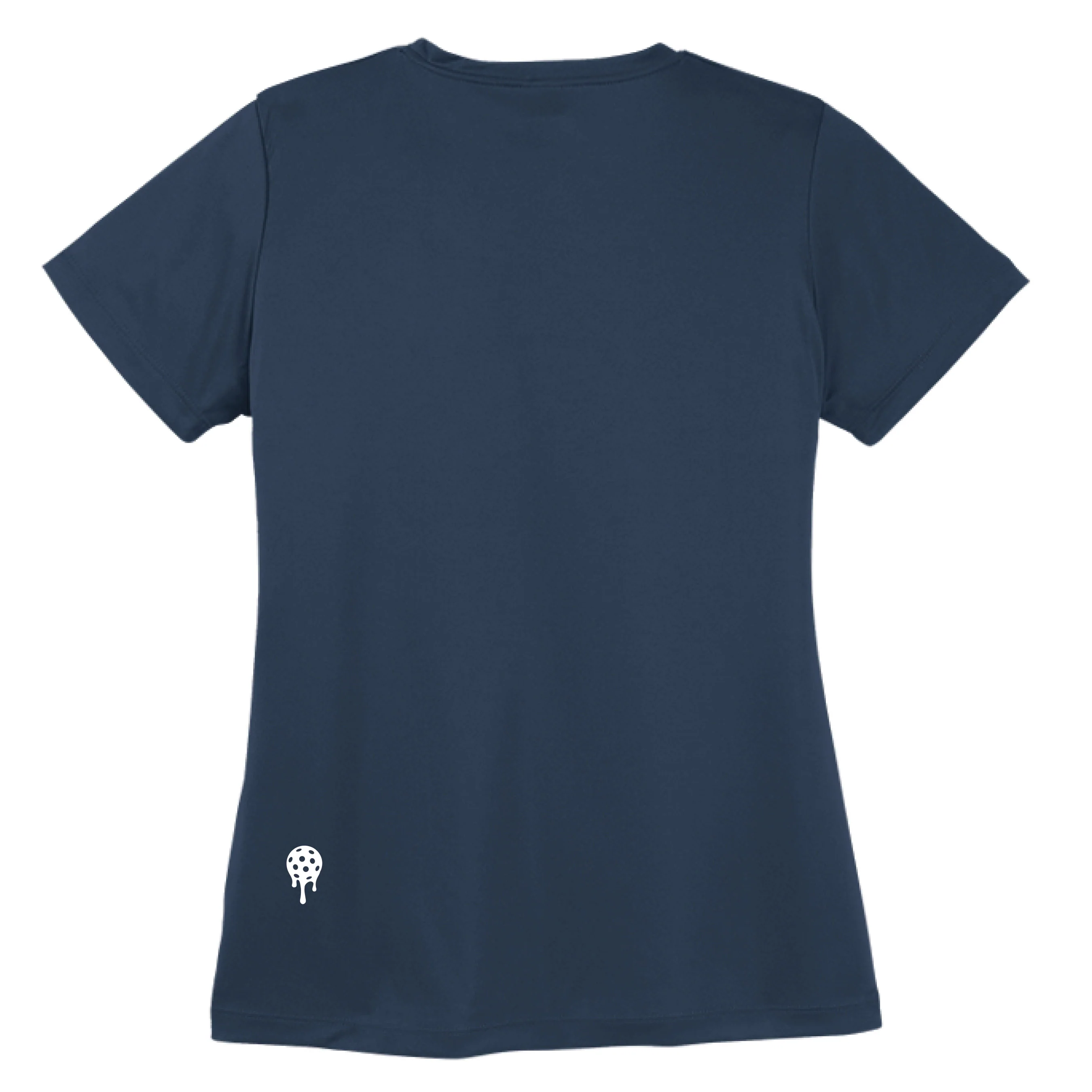 Women’s Performance Tee – Court Drip White Logo - Image 20