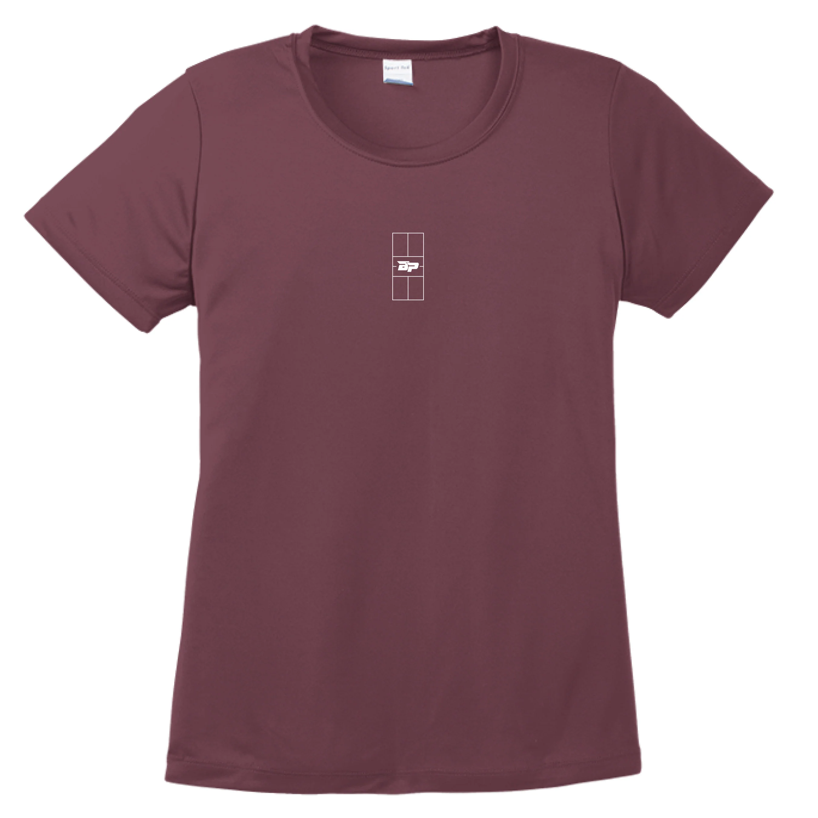 Women’s Performance Tee – Court Drip White Logo - Image 22