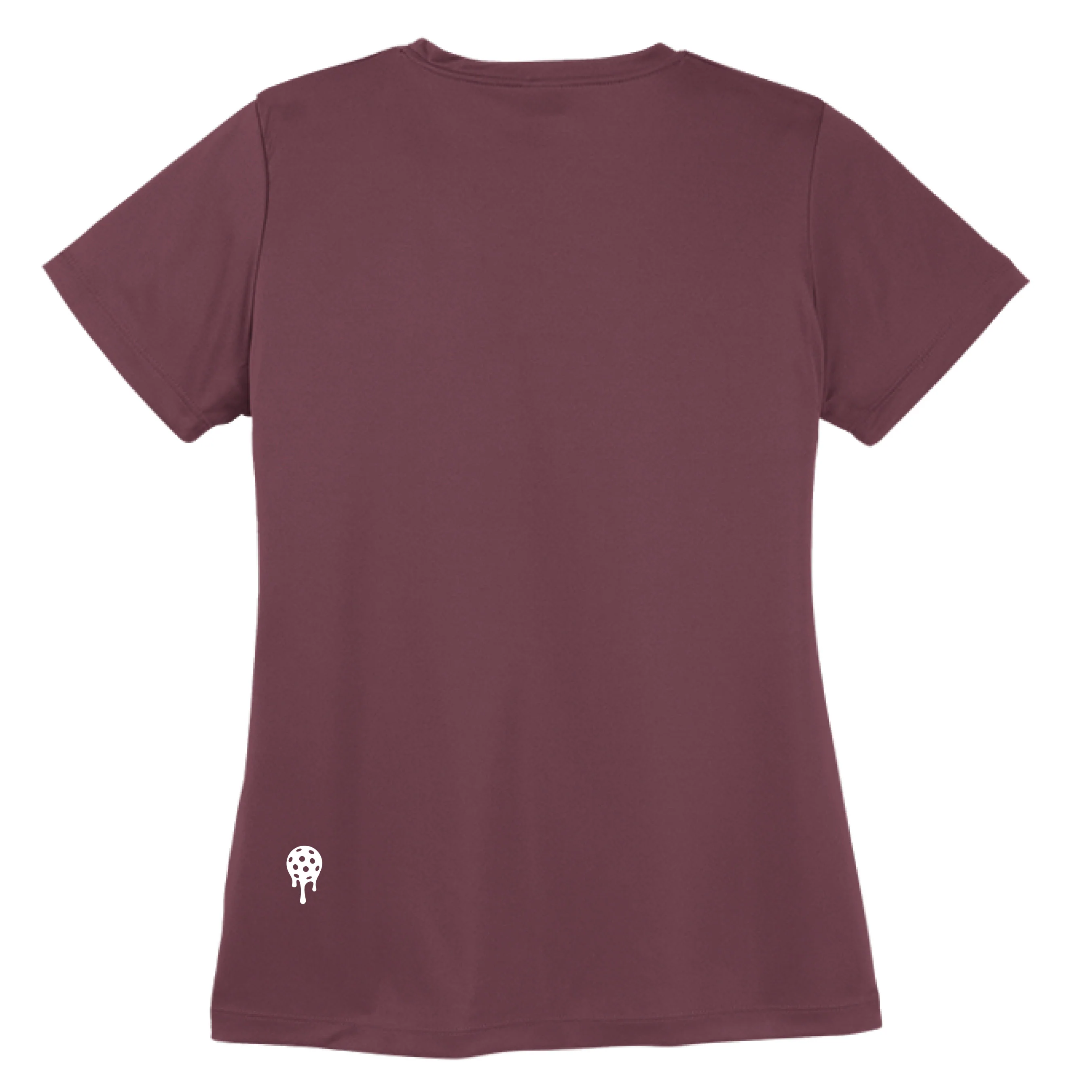 Women’s Performance Tee – Court Drip White Logo - Image 23