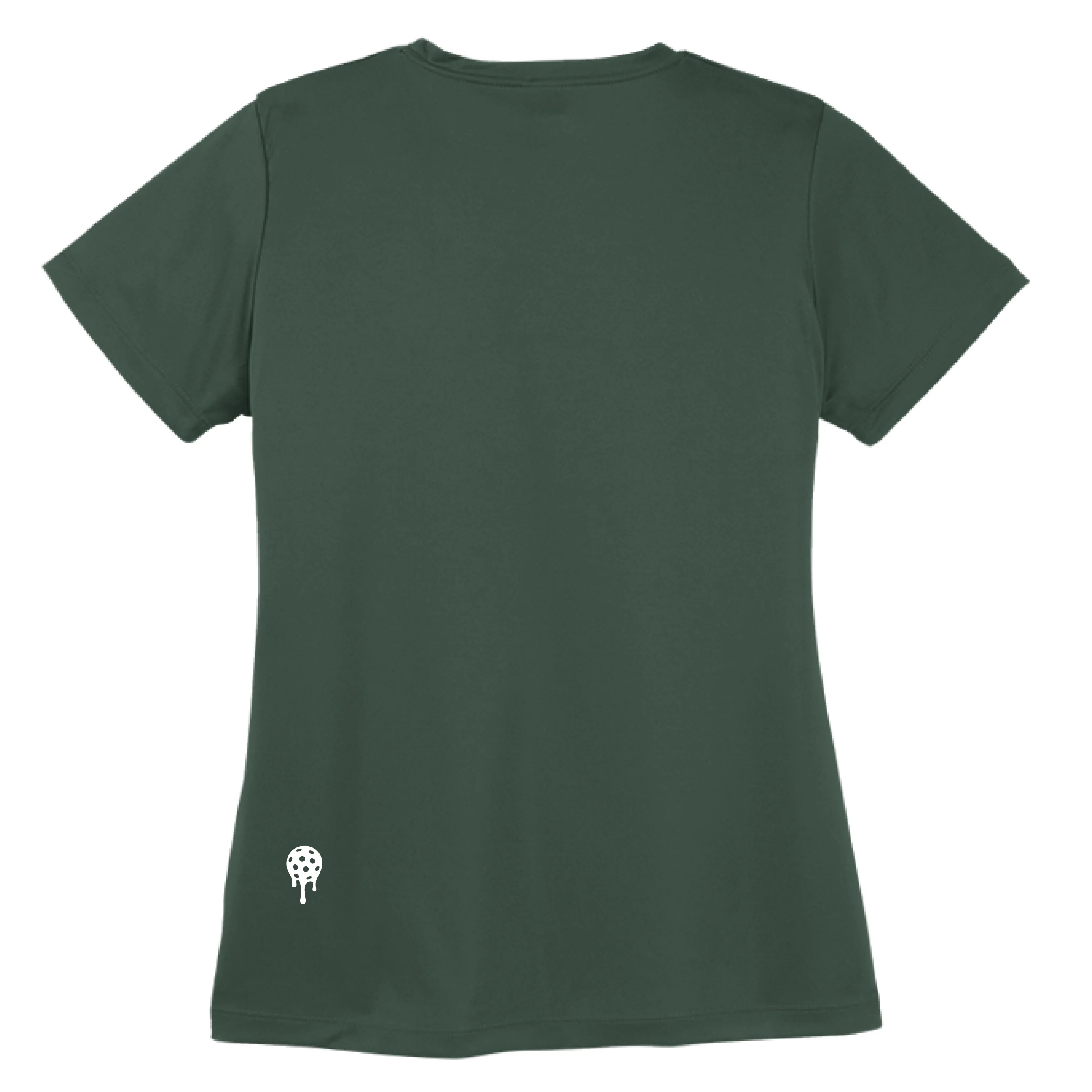 Women’s Performance Tee – Court Drip White Logo - Image 29