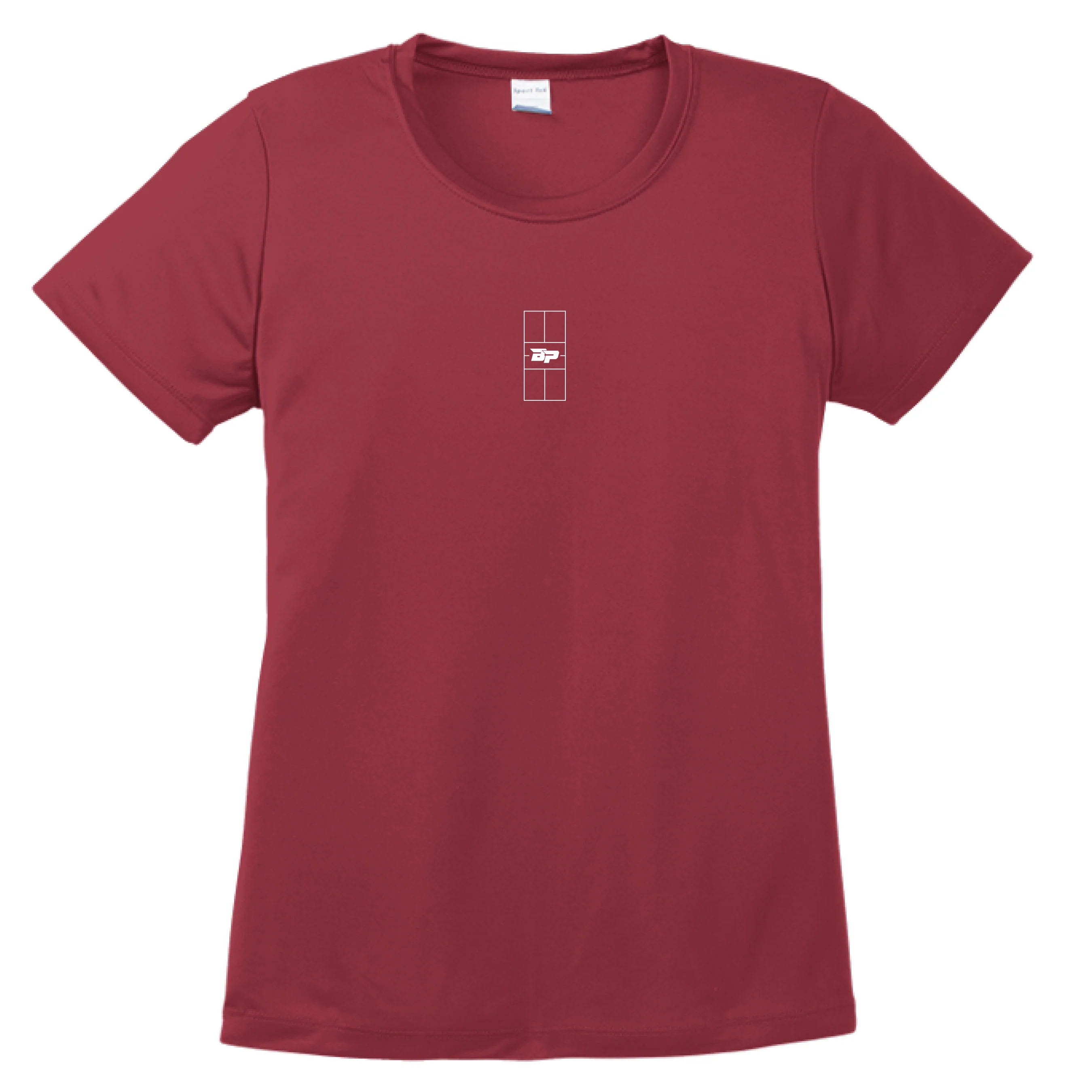 Women’s Performance Tee – Court Drip White Logo - Image 31