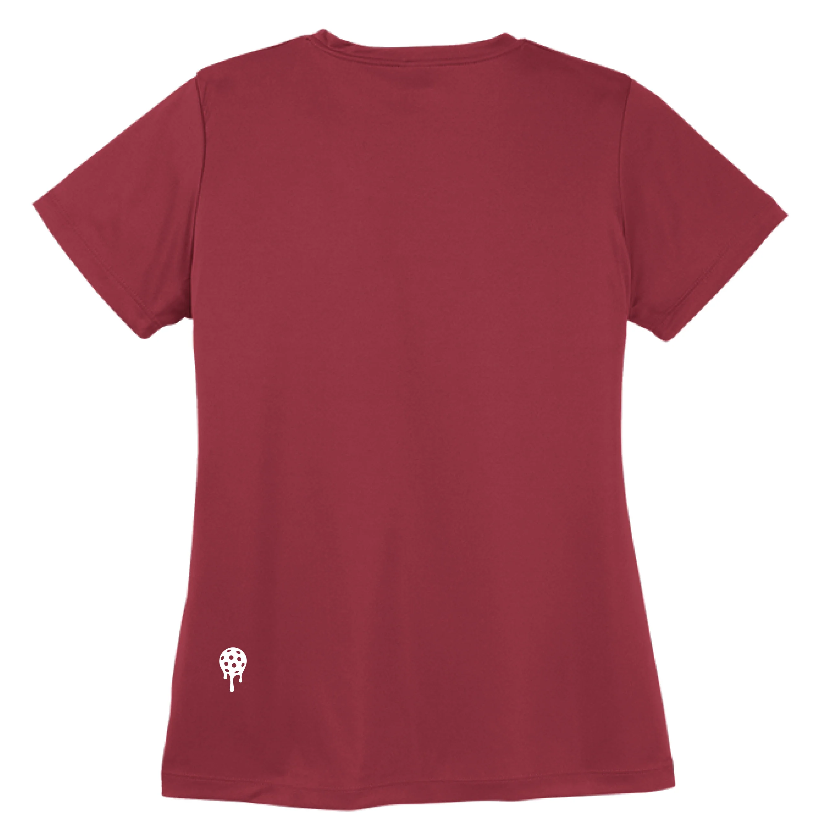 Women’s Performance Tee – Court Drip White Logo - Image 32