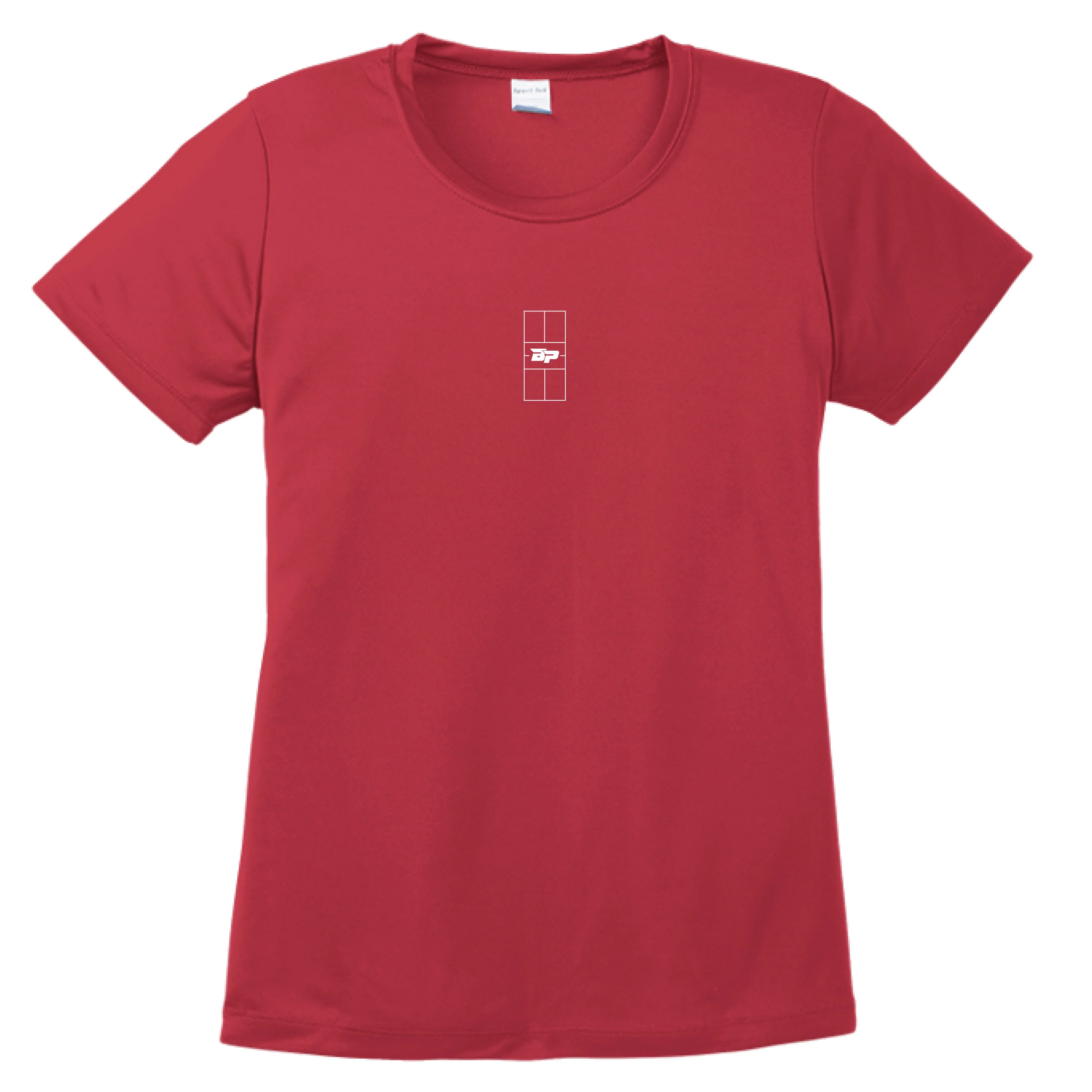 Women’s Performance Tee – Court Drip White Logo - Image 4