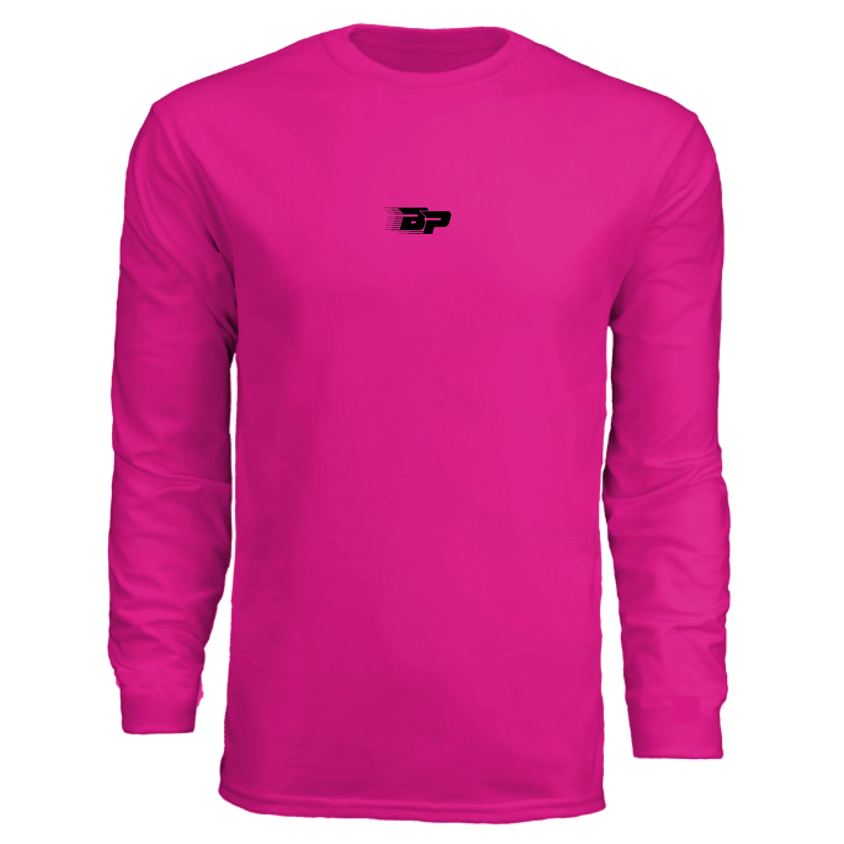Women's Long Sleeve Performance Tee - BP Black Logo - Image 10