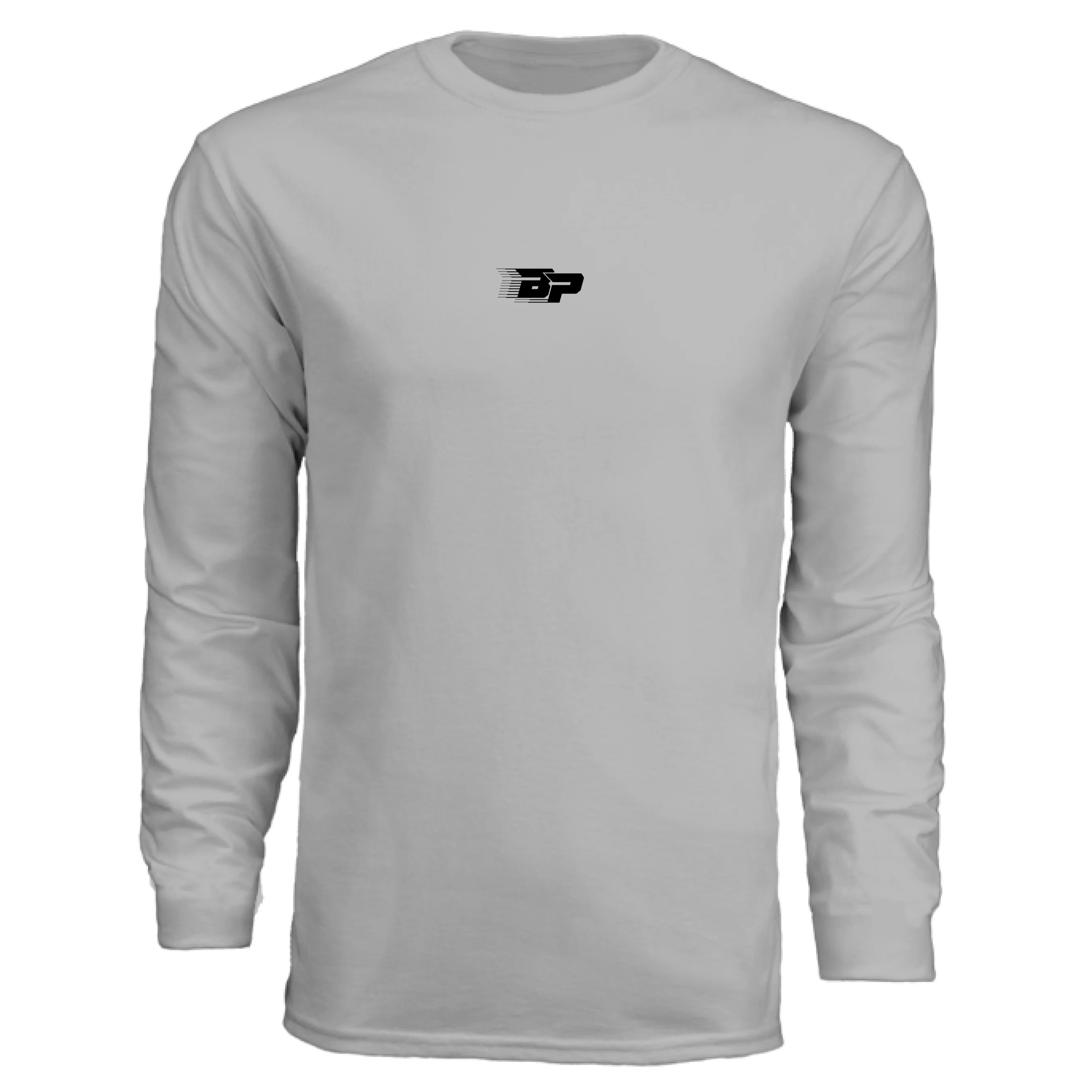 Women's Long Sleeve Performance Tee - BP Black Logo - Image 4