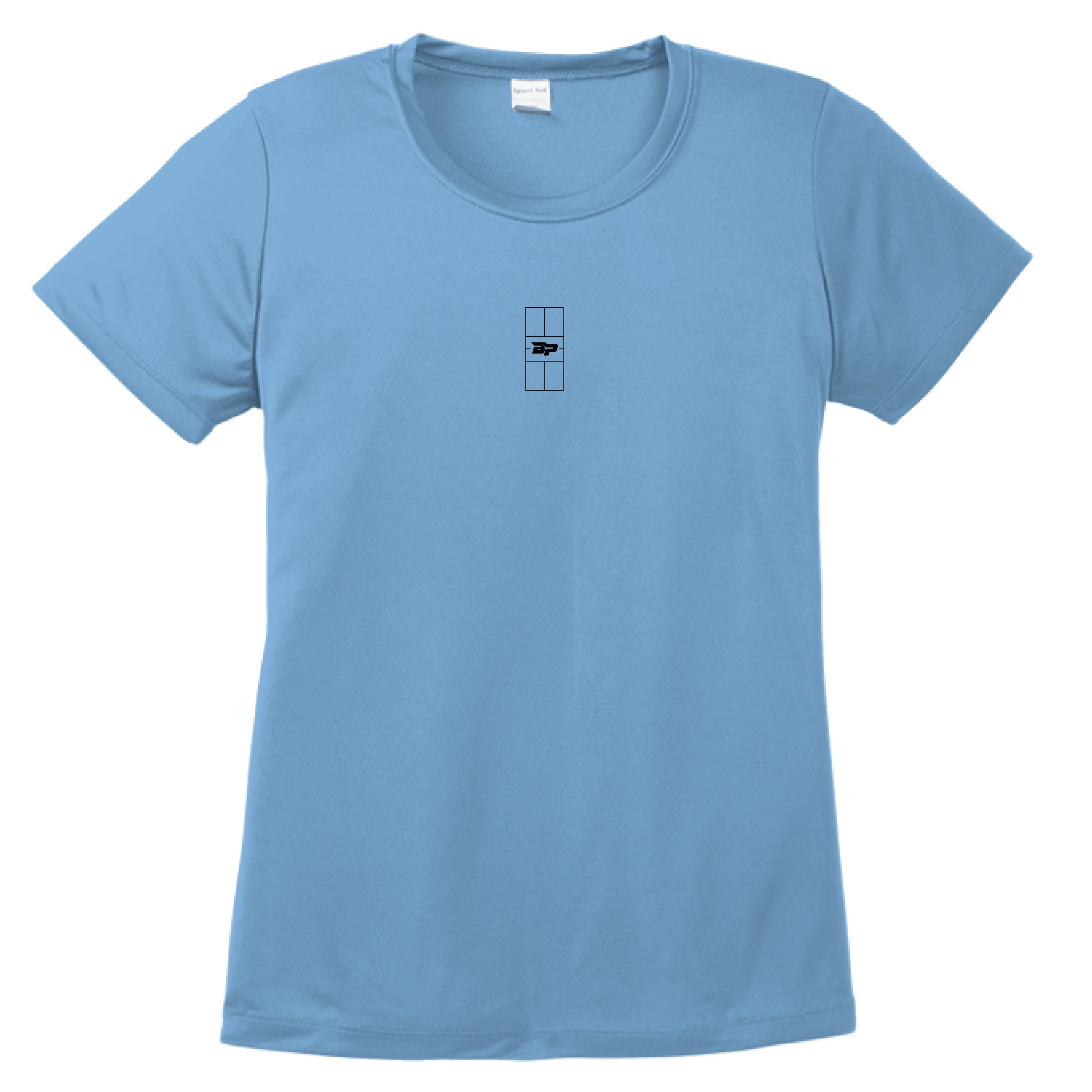 Women's Performance Tee - Court Drip Black Logo - Image 28