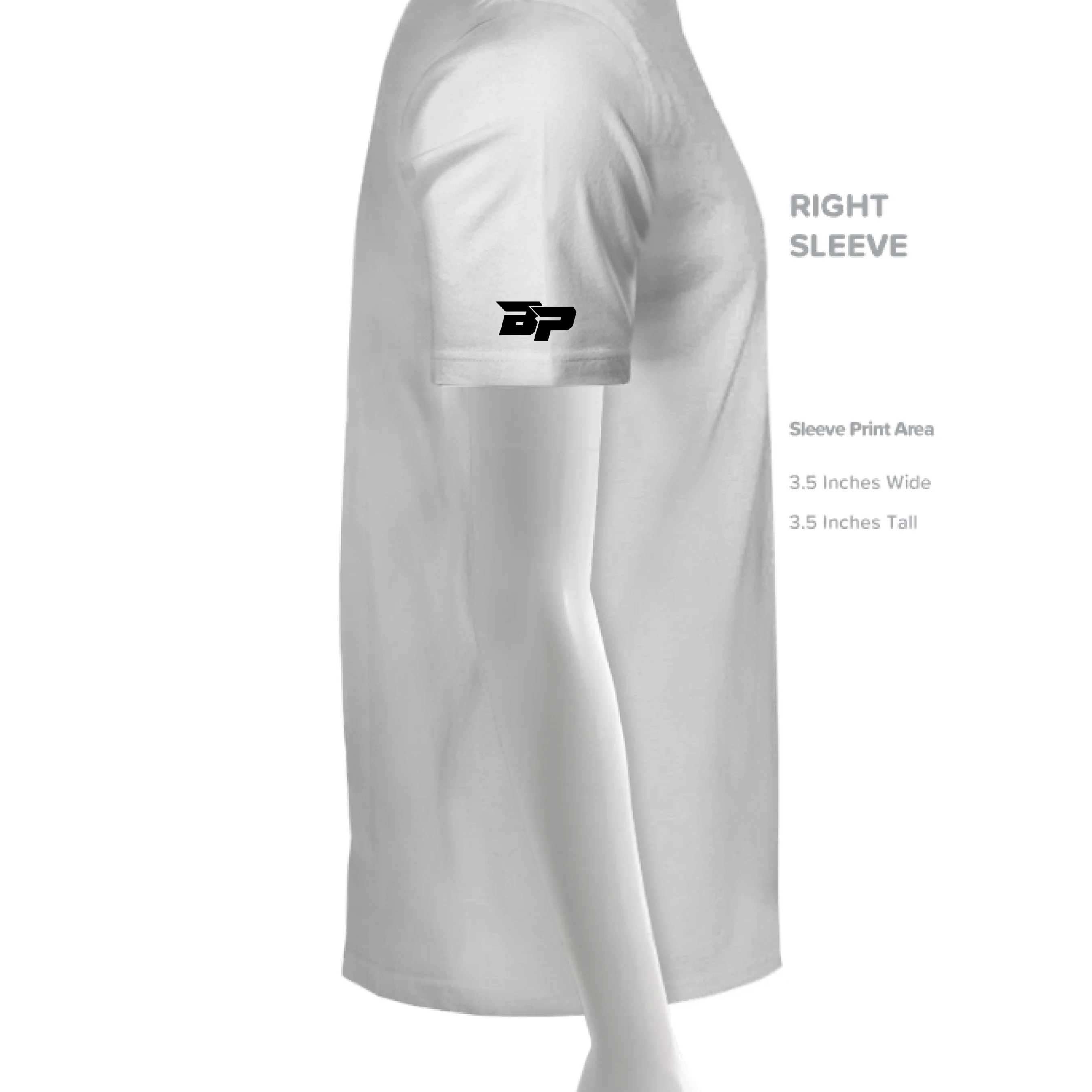 Women's Performance Tee - Court Drip Black Logo - Image 3